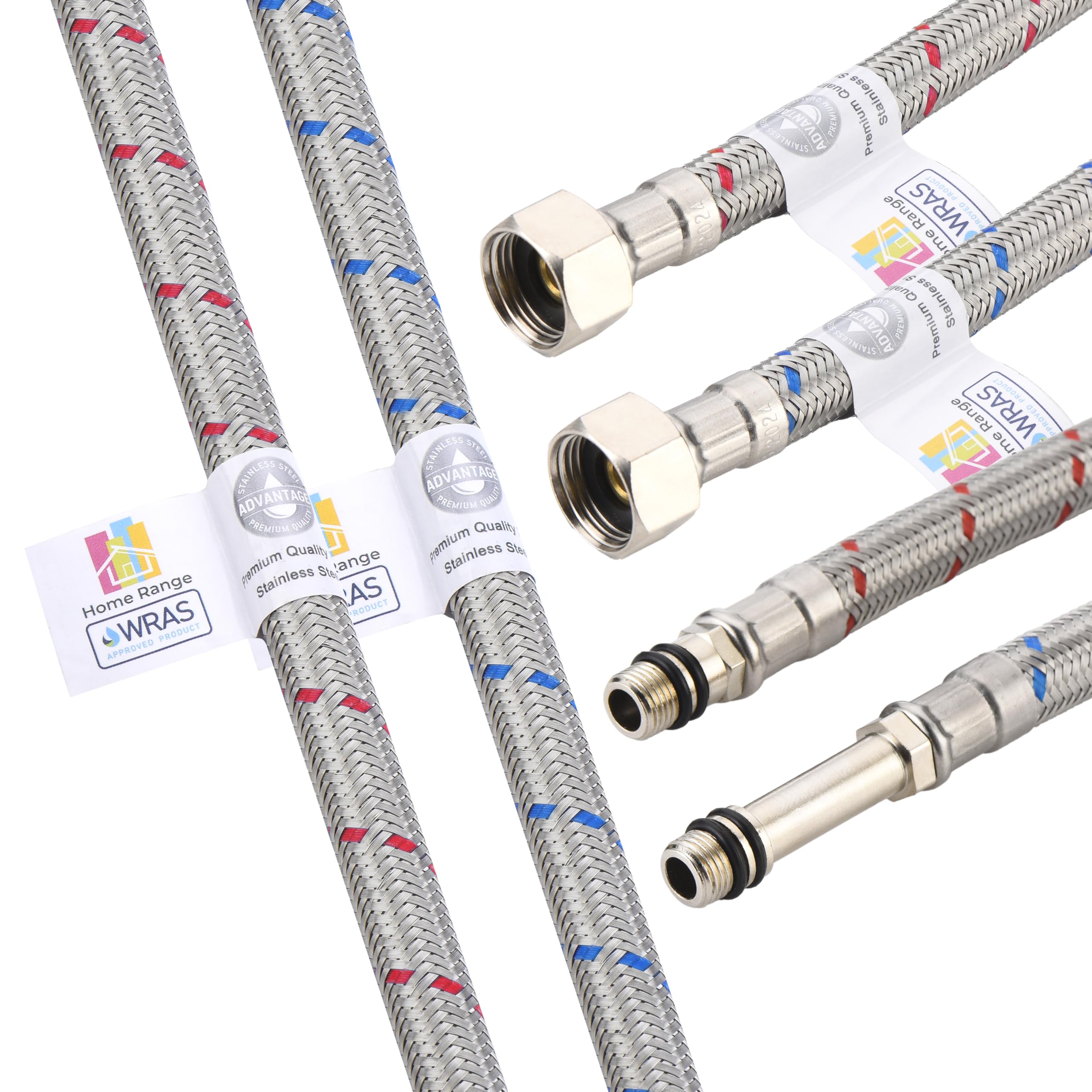 Home Range WRAS Approved M10 (10mm) x 3/8", 500mm, Silver - Image 2