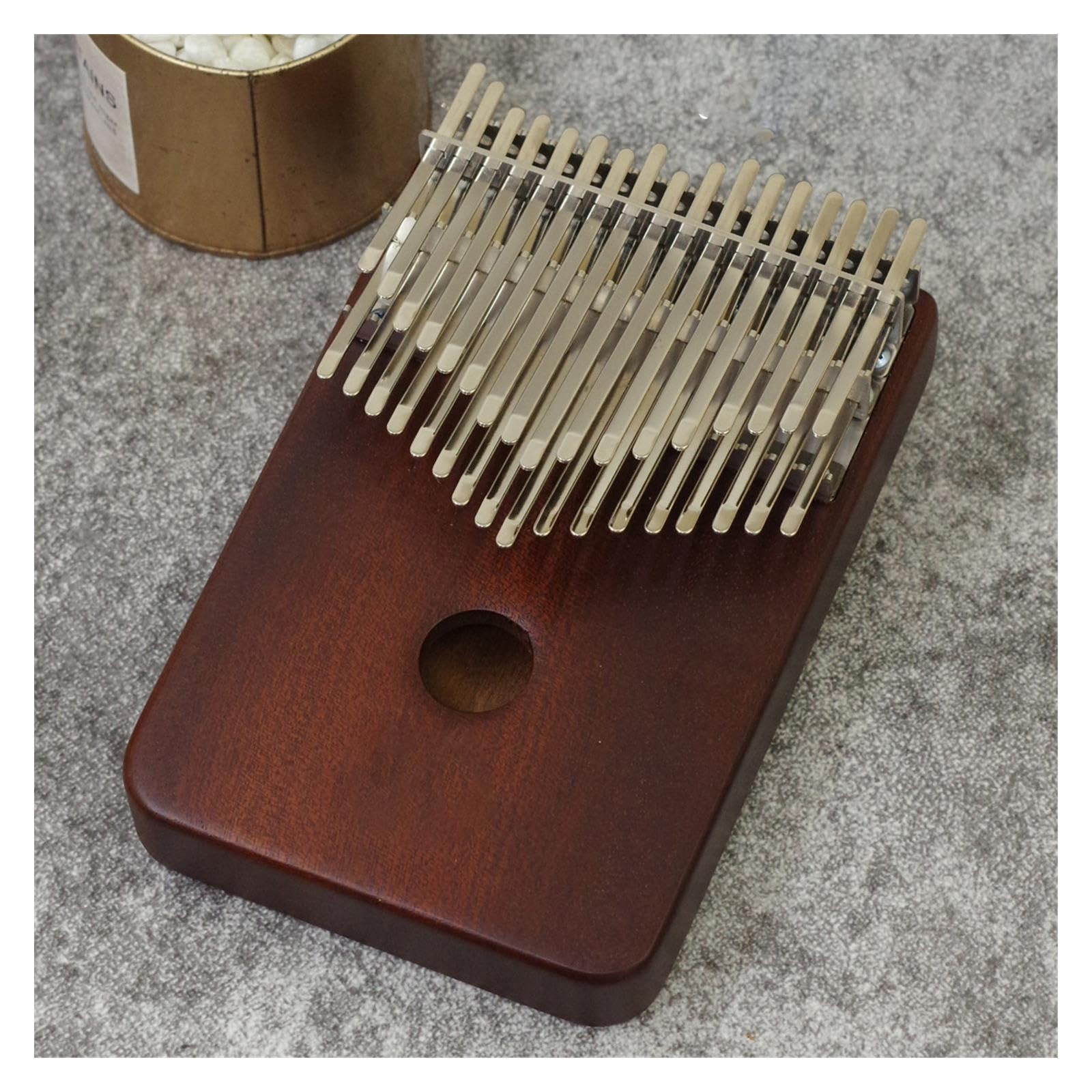 Tragbare Kalimba 34-tönige Ebenholz Kalimba