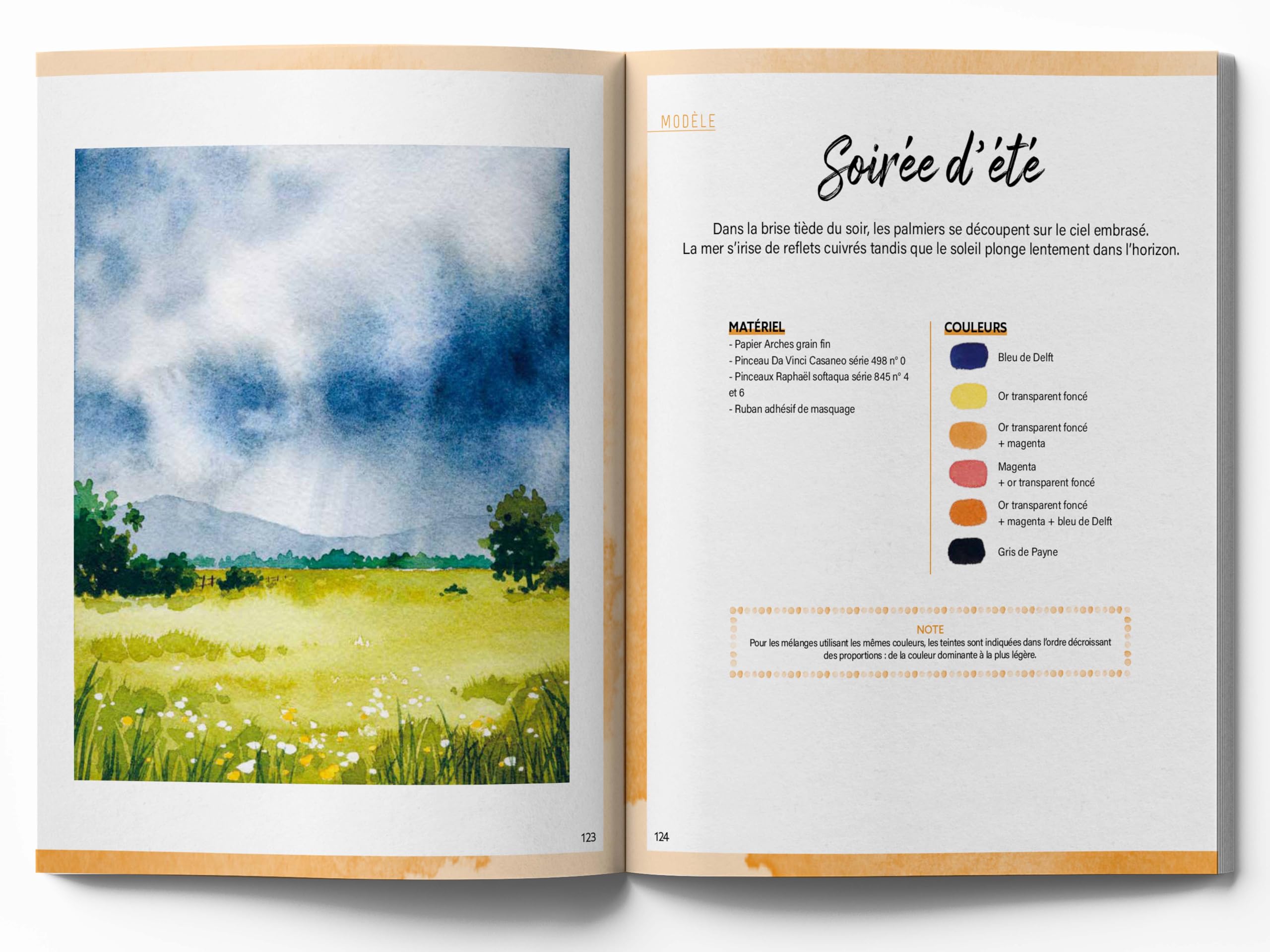 L'aquarelle en 30 minutes : ciels