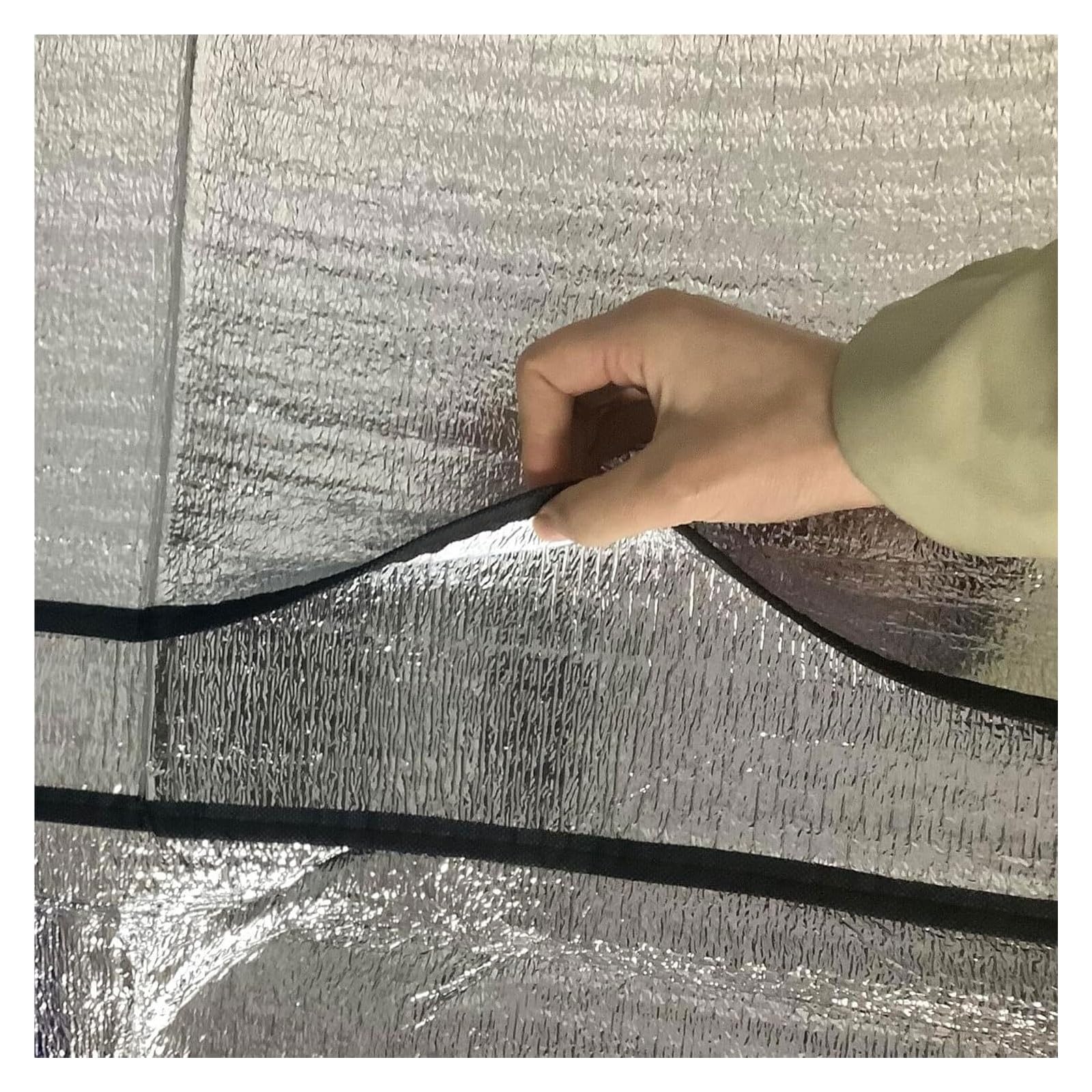Camping-Aluminium-Schaumstoffmatte, faltbar, doppelseitig, isolierend, thermisch, wasserdicht, ultraleichte Bodenmatte für Zelte