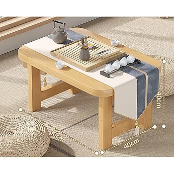 Amazon.co.jp: [dhiuebc] ちゃぶ台 折り畳みテーブル ロー