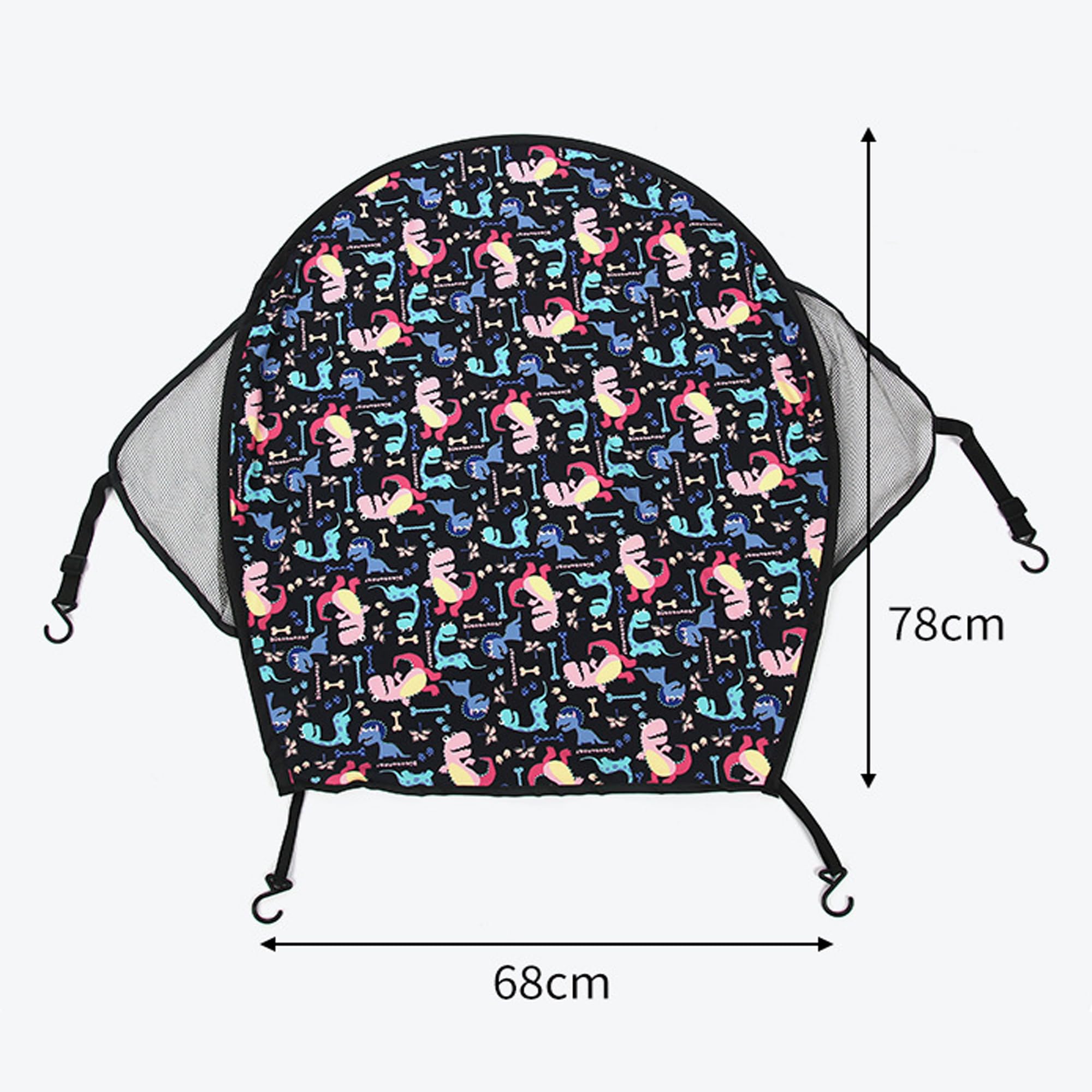 Parasol Universel Pour Bébé, Masque Solaire, 68x78cm, Masque De Carte De Poussette, Pliable, Installation Portable, Fenêtre Anti - Uv Respirante, Dissipation De Chaleur, Pique - Nique
