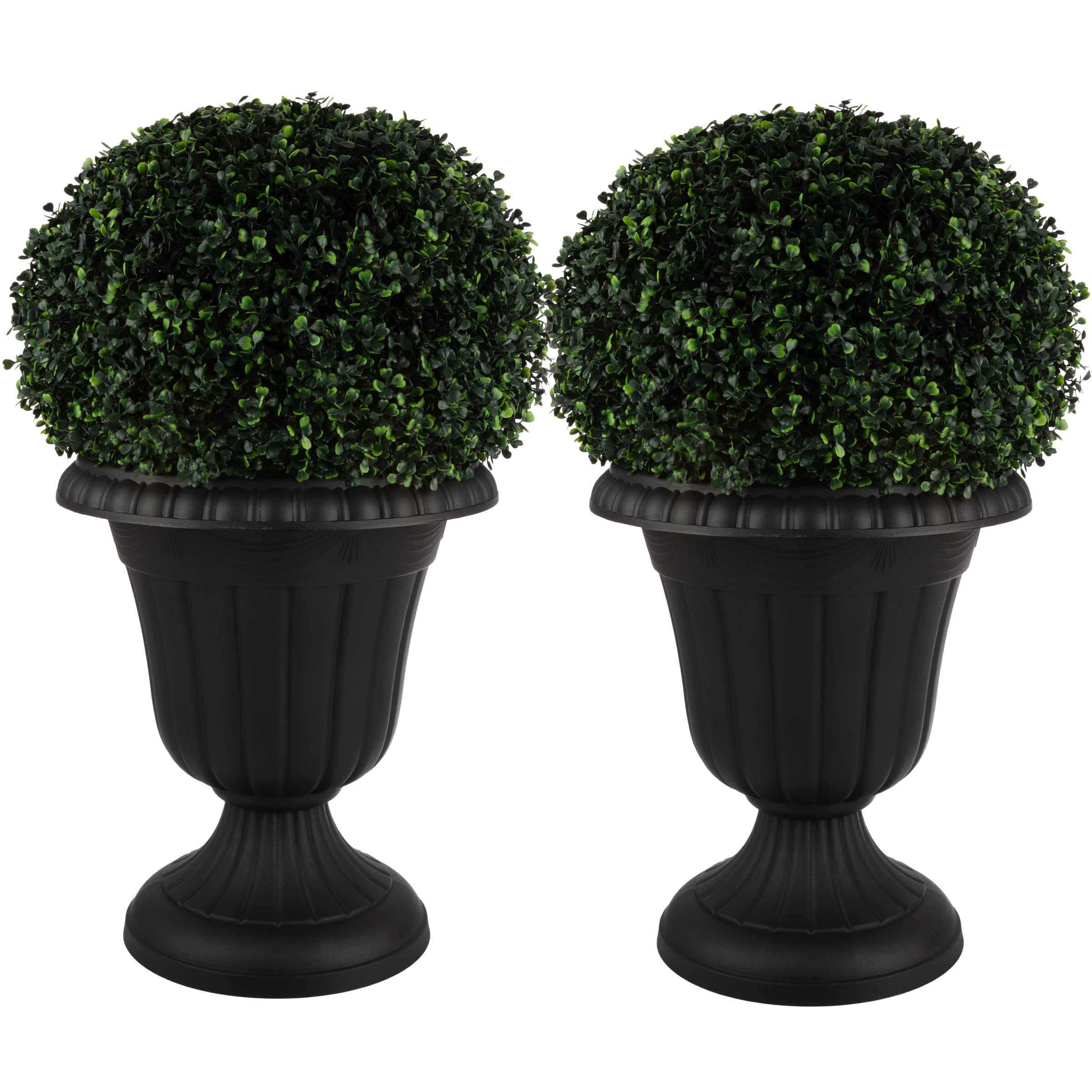 Pure Garden Outdoor Planter 2-Pack Urn