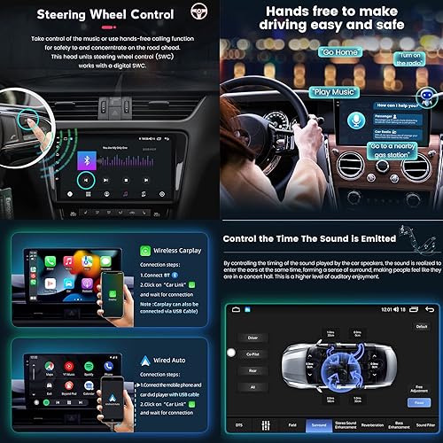 Miniatura 6 de JUXaTECh Reproductor multimedia de radio de coche de 995 pulgadas para SsangYong Korando 2010 2011 2012 2013 Android 12 SWC Sistema de navegación