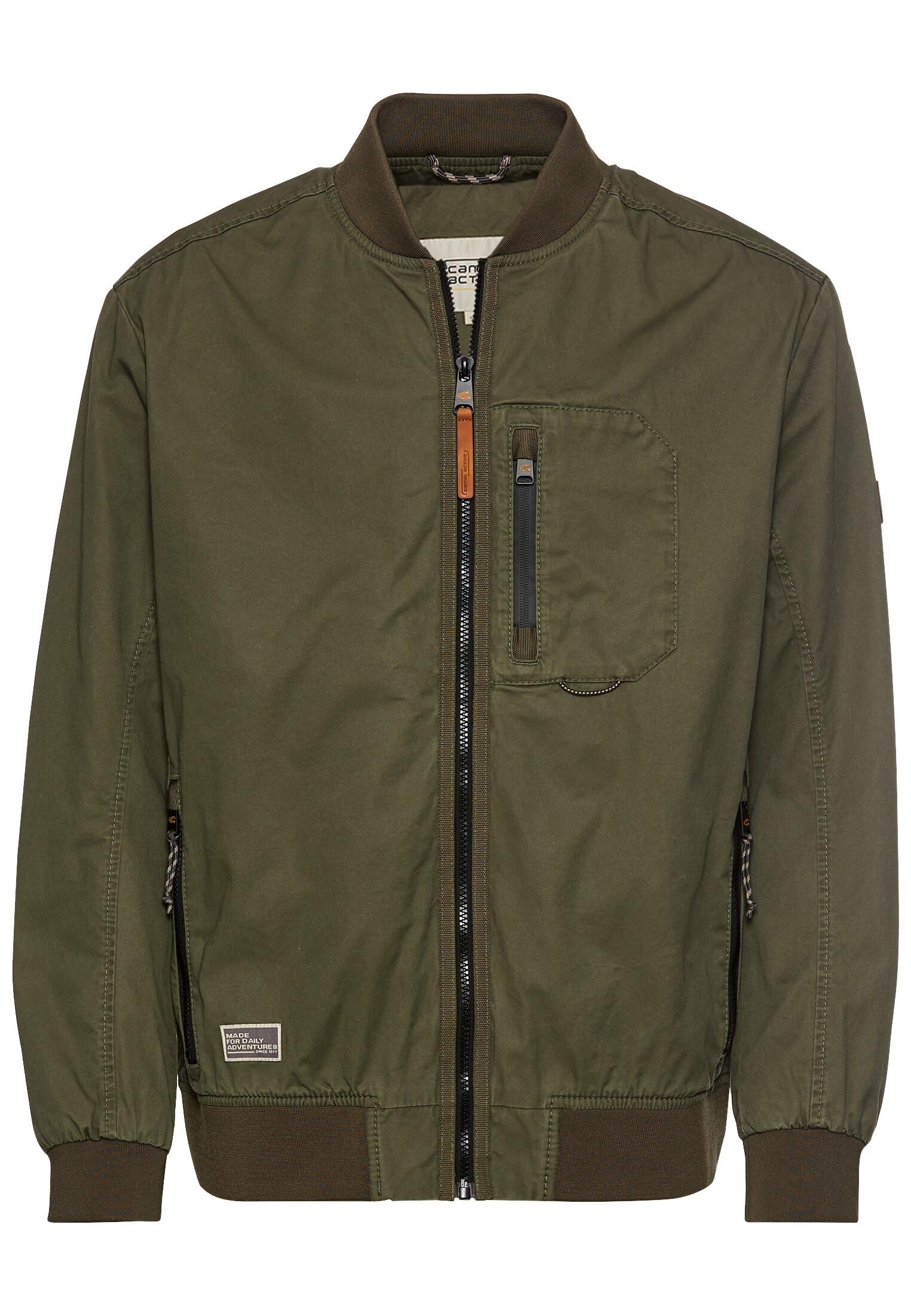camel active Men's Lightweight Blouson with Stand-Up Collar