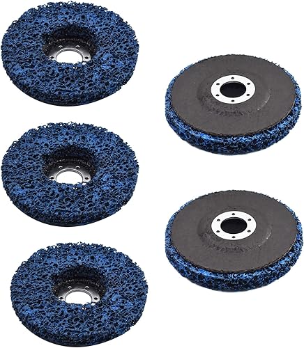 ALL-CARB 5 unidades de discos de 4-12 pulgadas x 78 pulgadas, fácil de limpiar y tirar, para preparación de superficies de madera, metal, fibra de