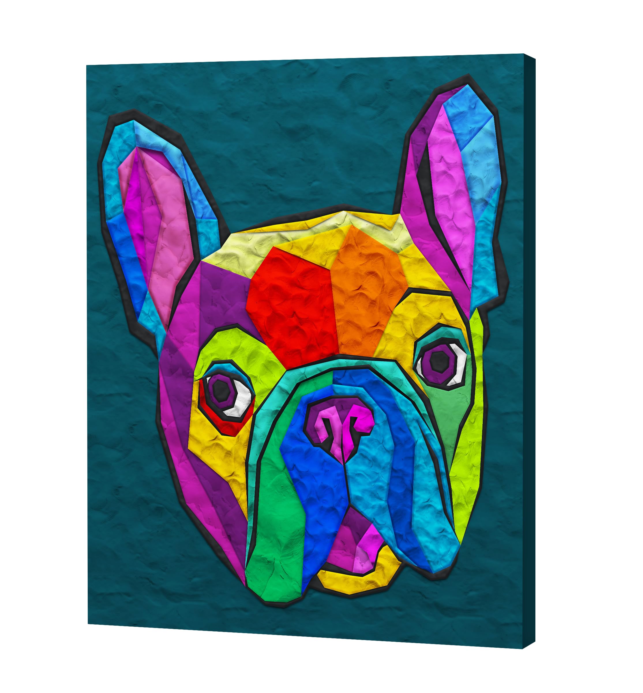 Splat Planet Kit Pittura 3D Panda - Tela Modellabile Per Bambini E Adulti, Gioco Creativo Antimacchia 40x30 Cm - 3