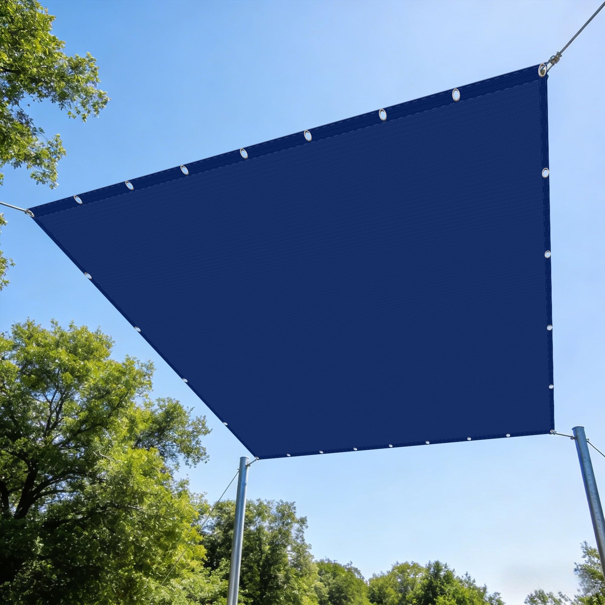 Waterpof Sonnensegel, rechteckig, 50 x 100 cm, UV-Schutz, für Balkon, Garten, Camping, Terrasse, Polyr