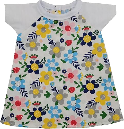 Miniatura 4 de Ropa de muñeca de bebé para muñecas vivas de 15 a 16 pulgadas, ropa de muñeca para muñecas de 14 a 16 pulgadas (patrón 1)