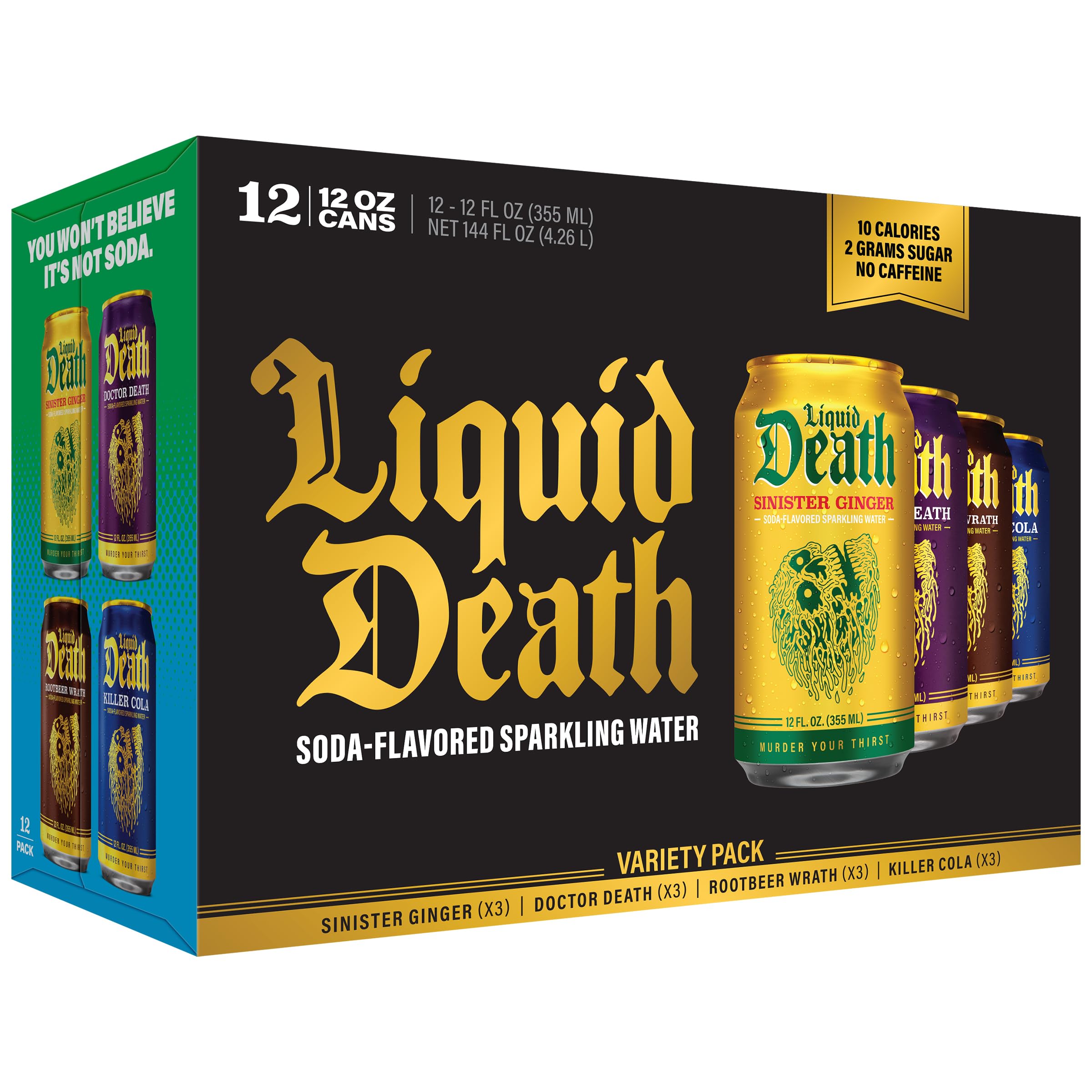 e liquide gout cerise Amazon.com: Liquid Death: Soda-Flavored Sparkling Water
