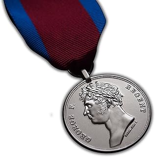 The Waterloo Medal Full Size Copy British Army 1815 Military Award Grenadier Service