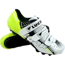 Zapatillas Mtb Calidad Precio LUCK Zapatillas de Ciclismo Extreme 3.0 MTB,con Suela de Carbono y Triple Tira de Velcro de sujeción