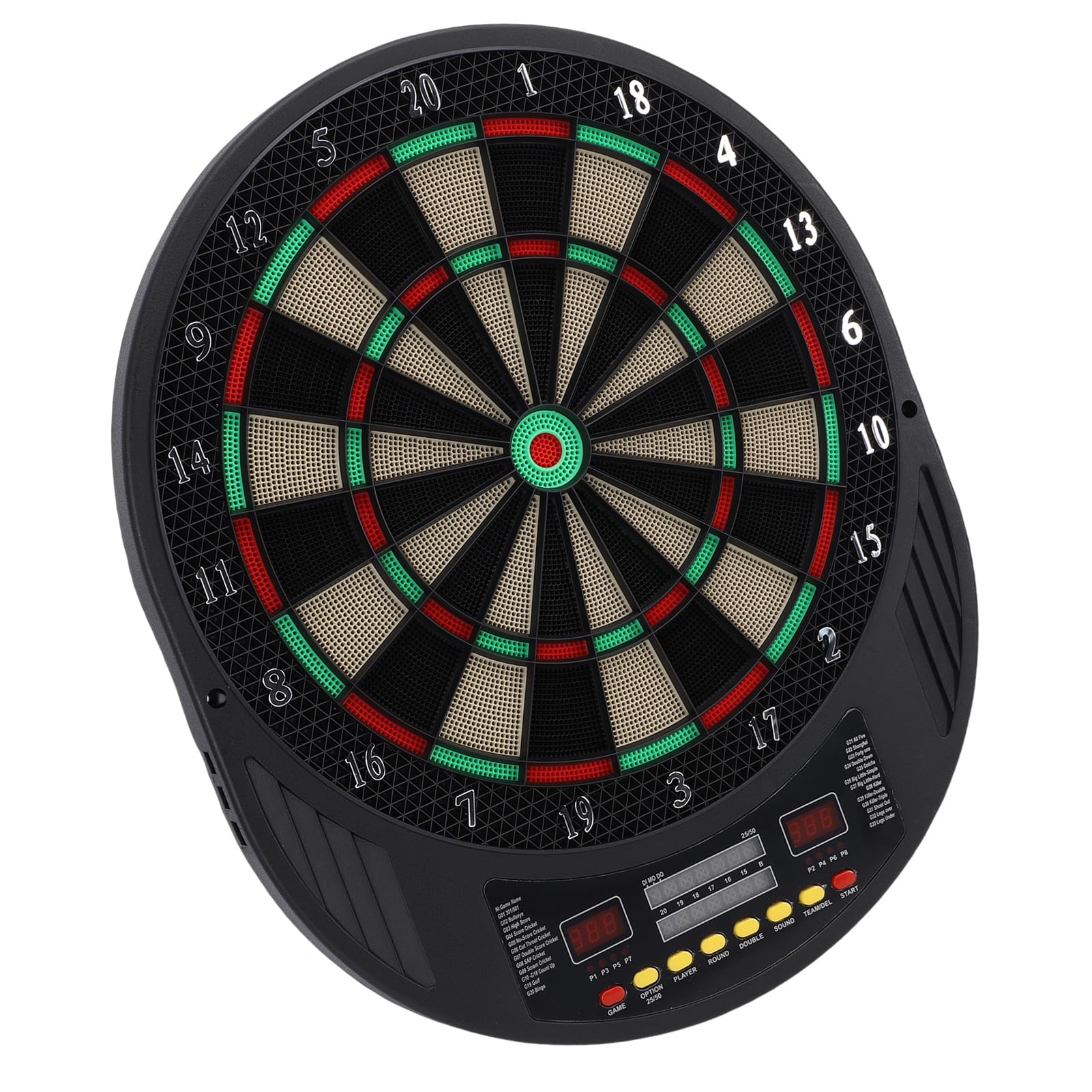 Juego de Diana Electrónica para Dardos con Puntuación Automática y Múltiples Modos de Juego para Diversión Familiar en Interiores Diana de Punta Suave 44x2,5x53cm