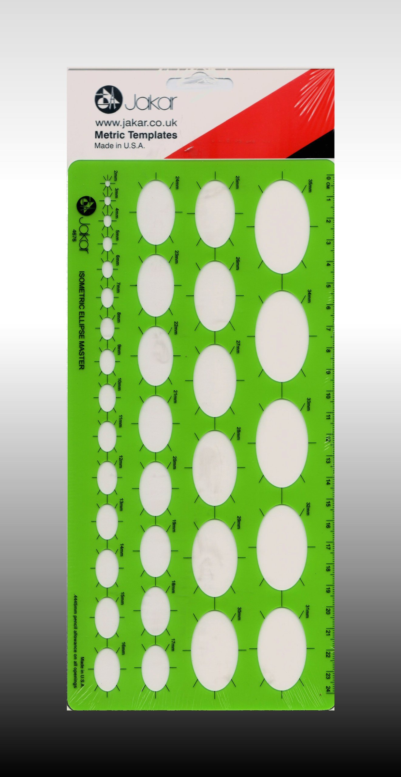 Template Isometric Ellipse