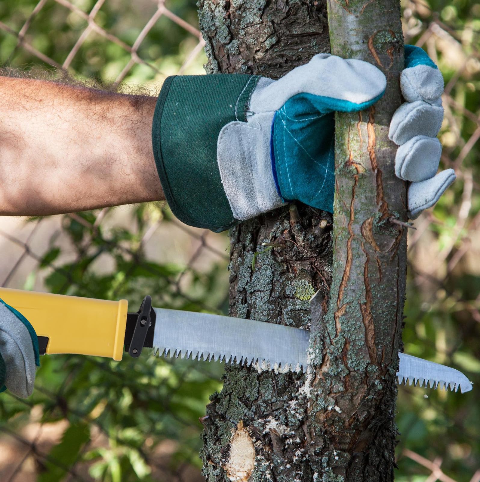 Sierra de mano multifuncional con mango de 6 hojas: para madera, metal, paneles de pared, contrachapado, plástico y yeso
