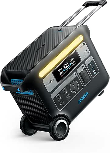 Anker SOLIX F2000 Portable Power Station, PowerHouse 767, 2400W Solar