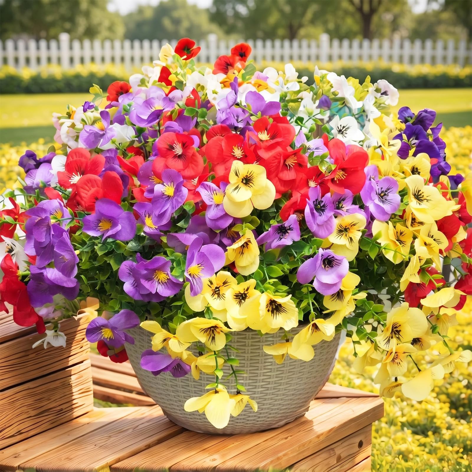 Amazon.com: Vemander Artificial Flowers for Outdoor, UV Resistant