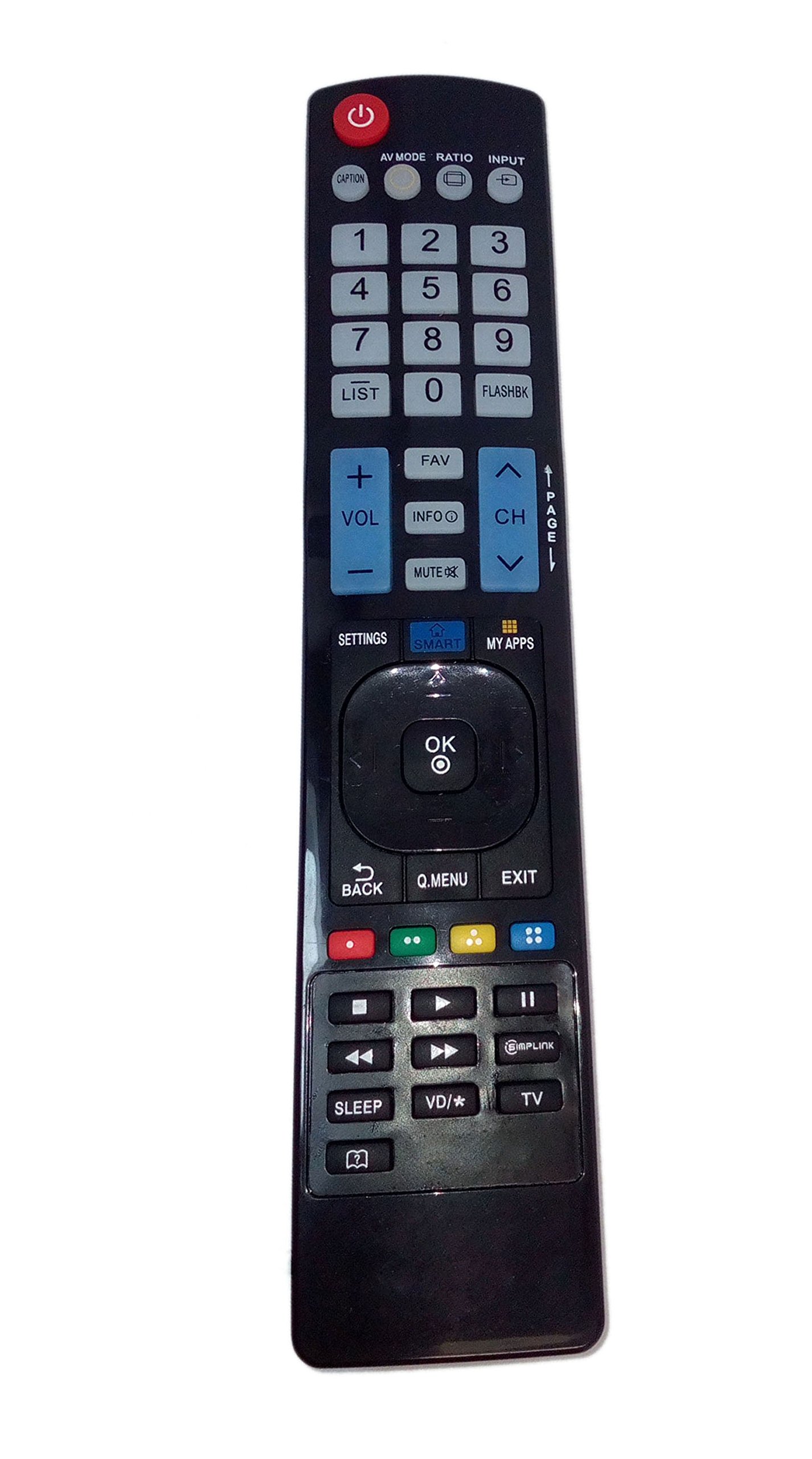 Replaced Remote Control Compatible for LG AGF76631035 32LF5800UB 42LF5800UB 50LF6090UB 55LF5800UB 55LF6100UB 60LF6100 LED HDTV TV
