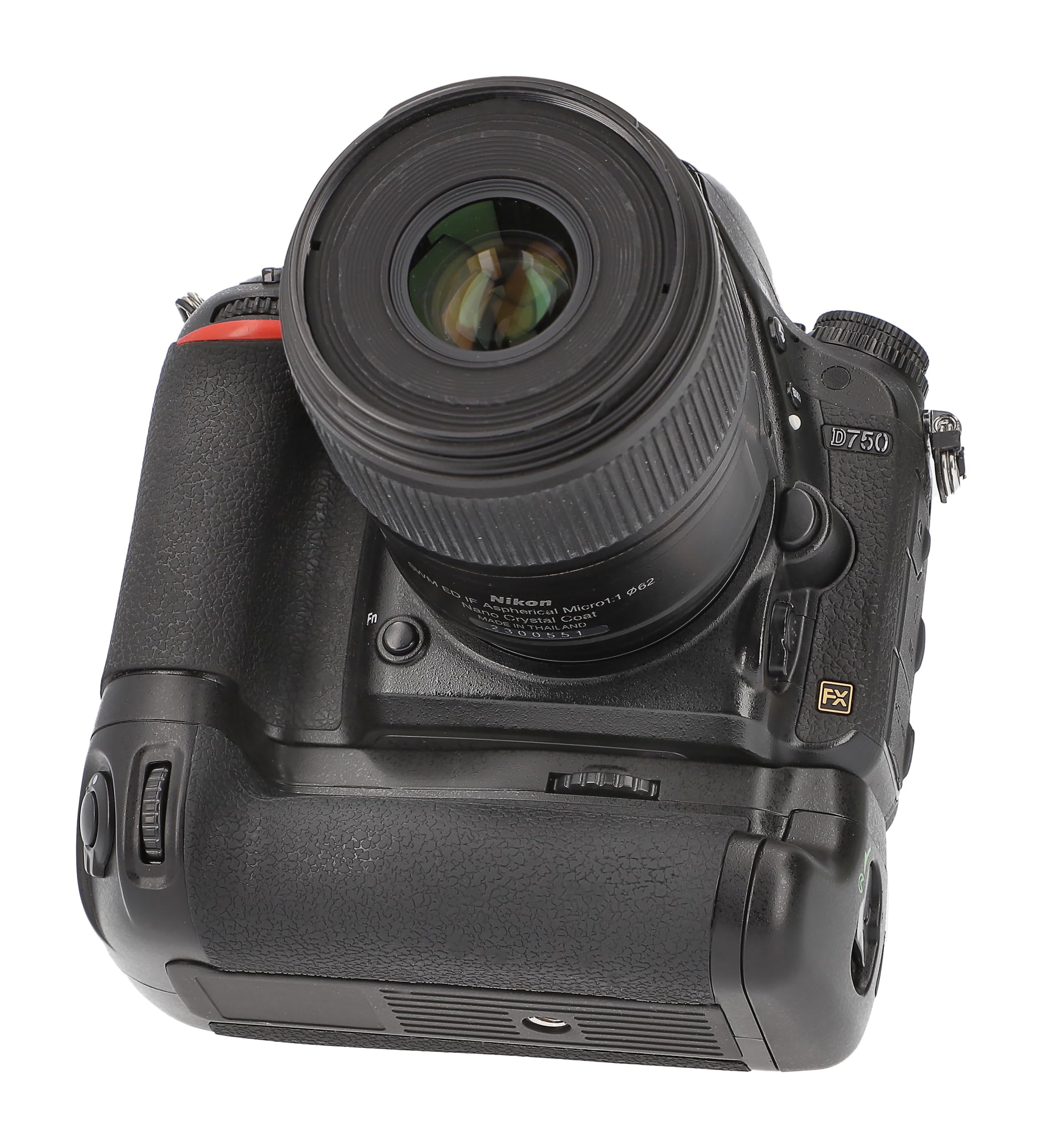 ayex Tirador de batería AX-D750 para Nikon D750 (Similar a MB-D16), 100% compatibilidad, Mango de batería Ideal para fotografiar en Modo Vertical