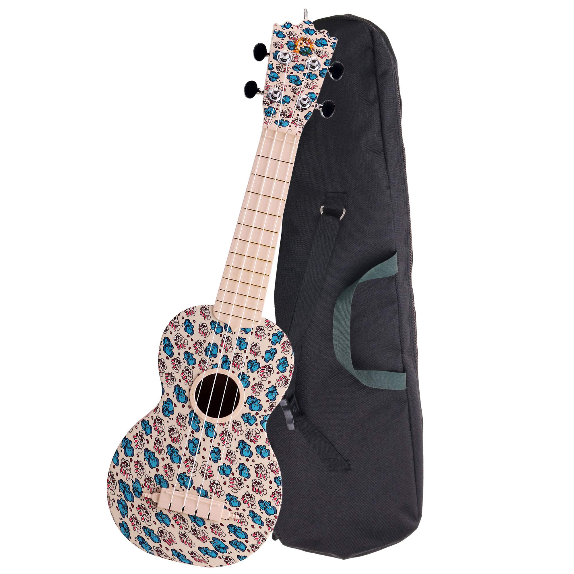 Classic Cantabile BeachBuddy Sunny Zoo, Sopran-Ukulele ABS, Sopran Mensur