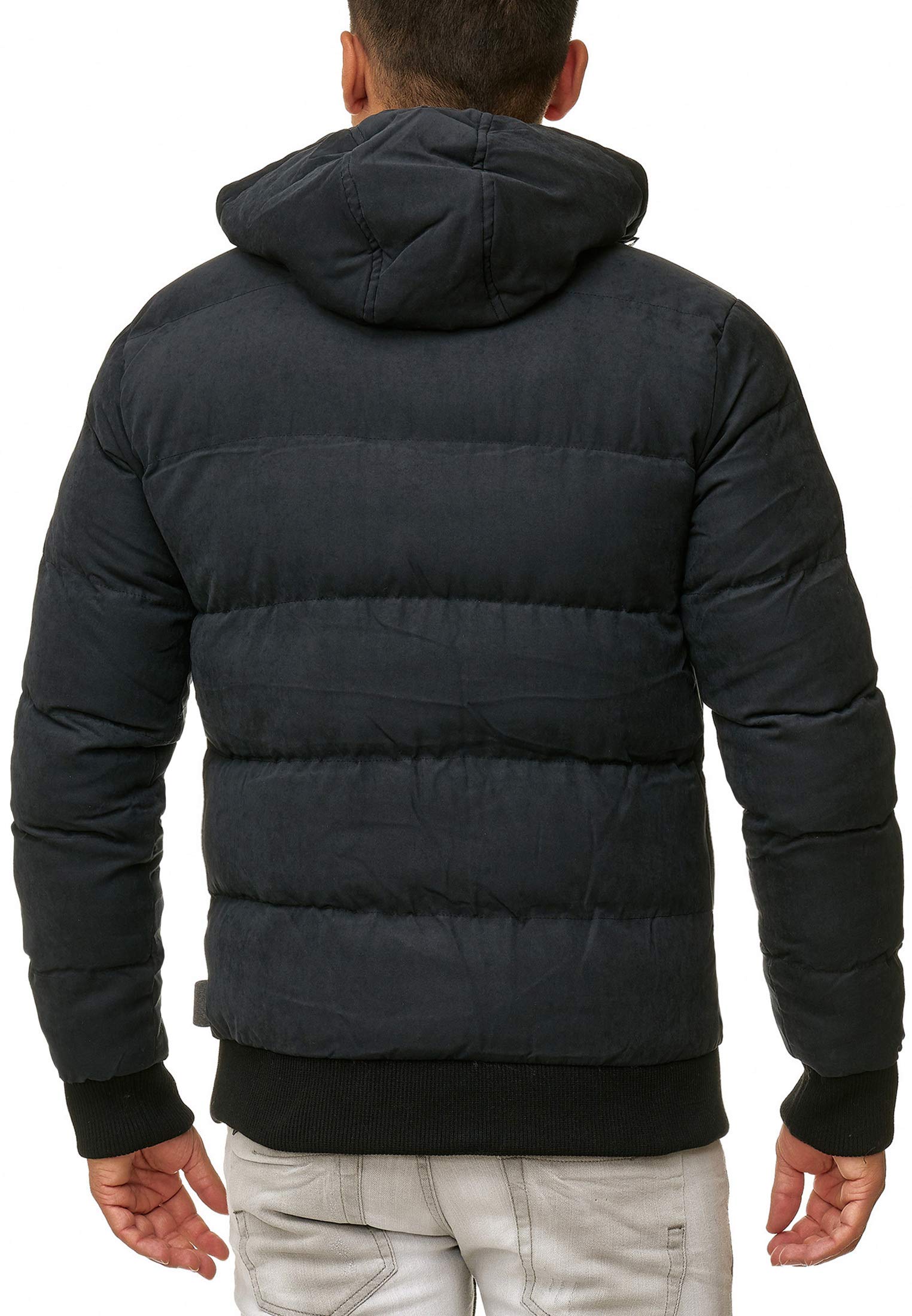Indicode Hombres Adeline Chaqueta de invierno con capucha (forro de peluche)