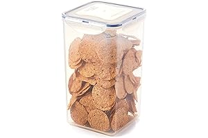 LOCK & LOCK Easy Essentials Square Airtight Cracker Storage Container-16.9 Cup