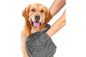 Super Absorbent Microfiber Dog Towel: Your Pet's Essential Bathing Companion