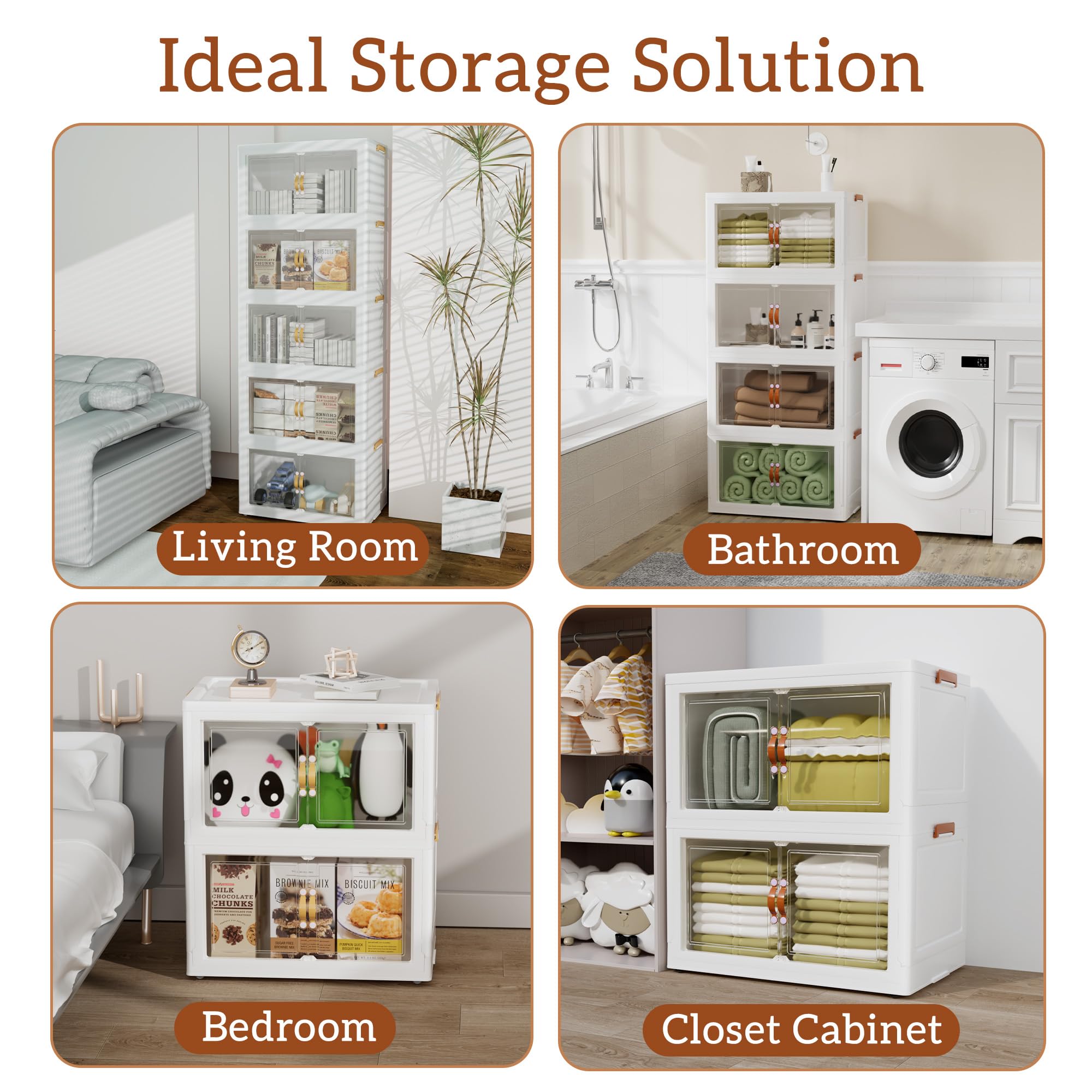 Amazon.com: LONTAI Storage Cabinet with 3 96QT Drawers