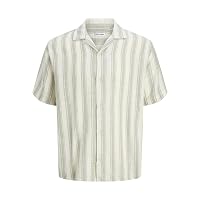 JACK & JONES Jjeliam Resort - Maglietta S SN, Ballerino di Nuvola