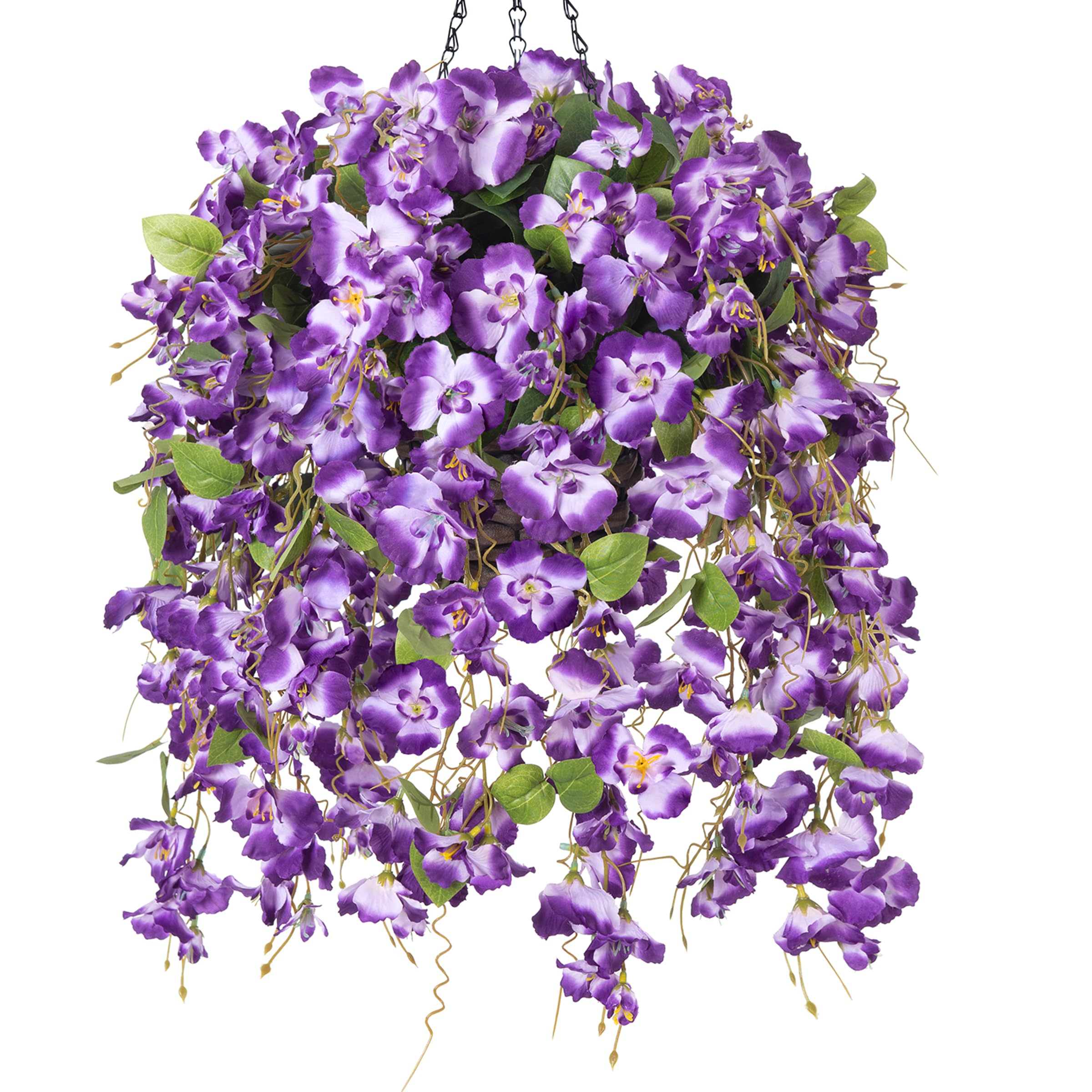 Amazon.com: Artificial Fake Hanging Hibiscus Flowers Plants