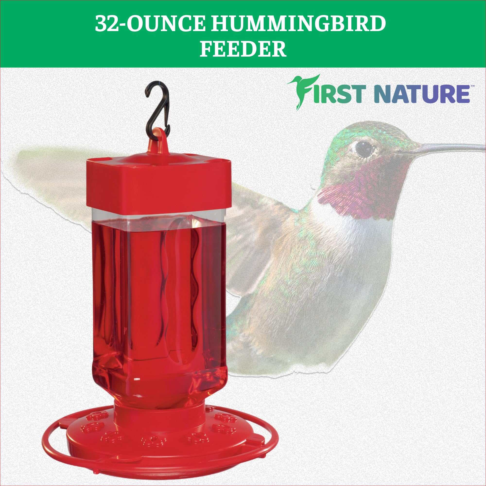 Amazon.co.jp: First Nature 3055 32-ounce Hummingbird Feeder by