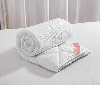 Zioprea Coprimaterasso in Microfibra di Poliestere, Copri Materasso Trapuntato, Coprimaterasso Imbottito in Microfira, Morbidezza, Antiallergico 180x200cm
