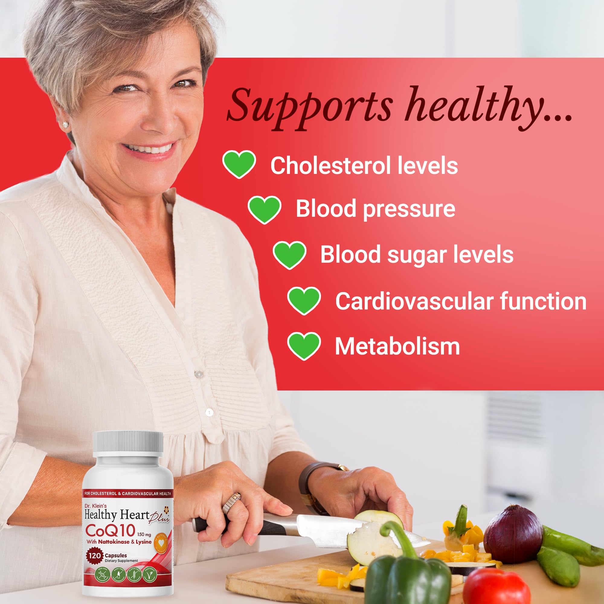 Amazon.com: CoQ10 Cardiovascular Supplement 150mg – Coenzyme Q10