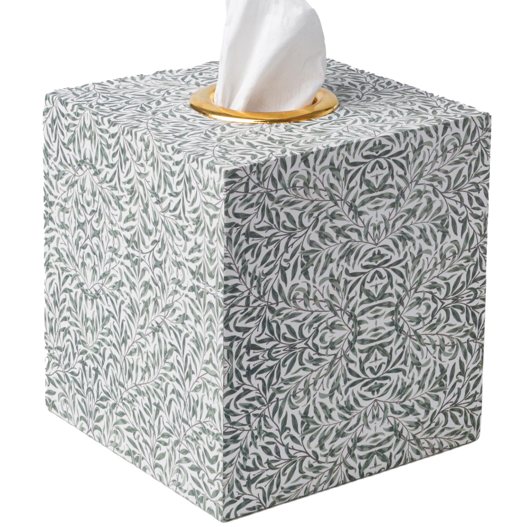 William Morris Tissue Box Holder – Stylish Decorative Cover for Standard Square Boxes – Elegant Home Décor Accessory by DizzyBee