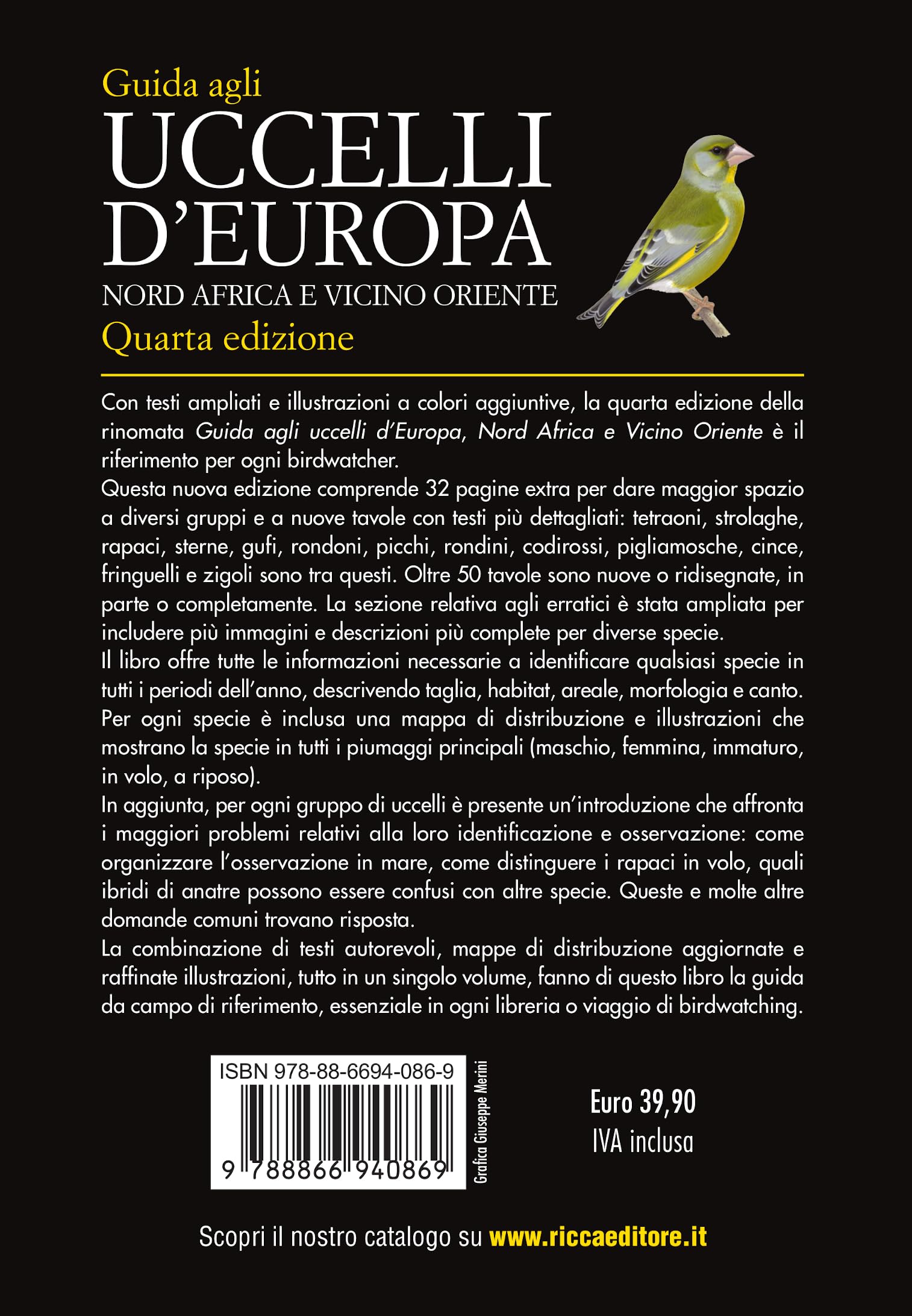 Guida agli uccelli d'Europa, Nord Africa e Vicino Oriente. Ediz. a colori