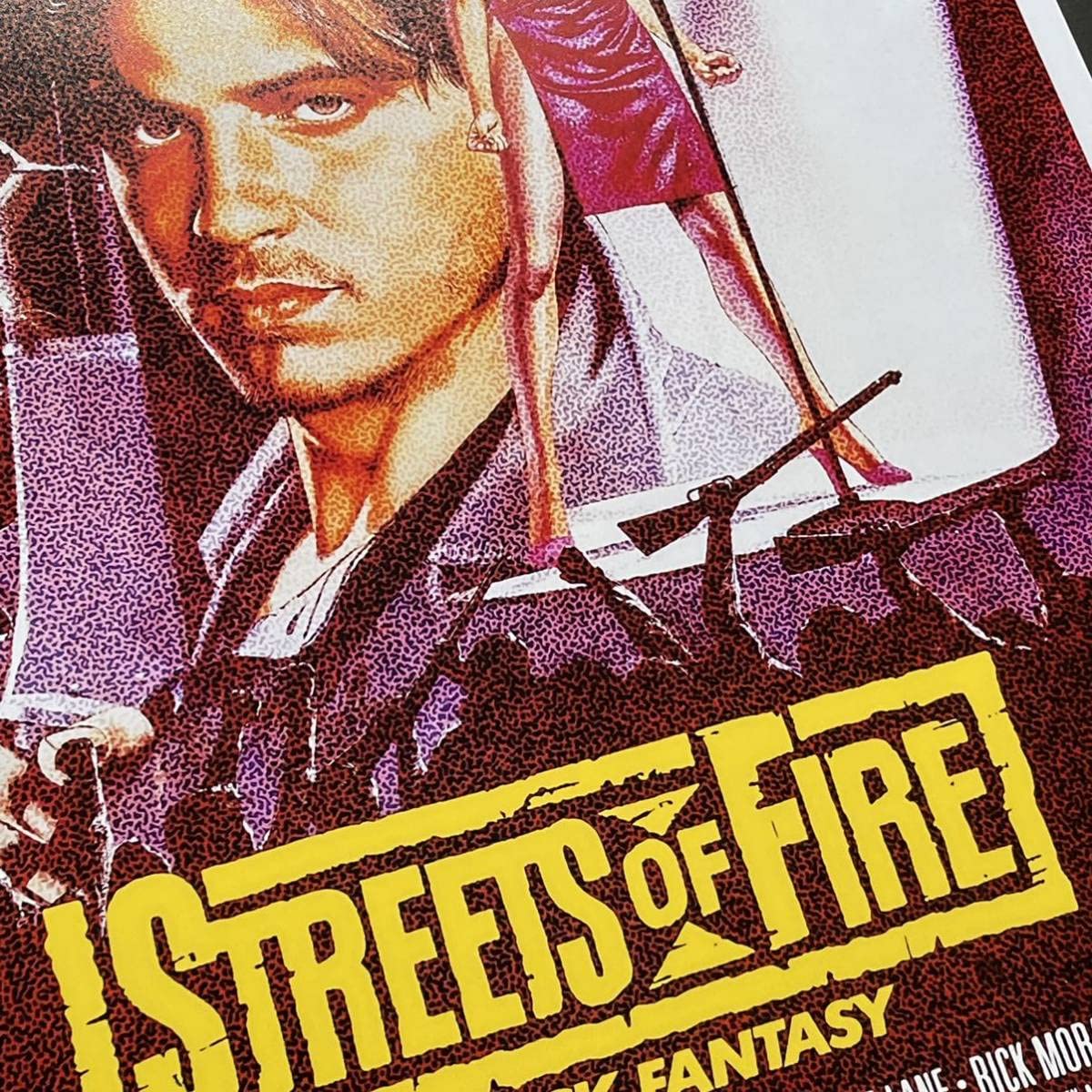 YUY様　　80s 激レア　海外版B1ポスター　「ストリートオブファイアー」 YUY様 80s 激レア 海外版B1ポスター 「ストリートオブファイアー」