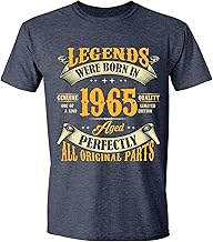 60th Birthday Shirt for Men, Legends were Born in 1965, Vintage 60 Years Old Tee T Shirt