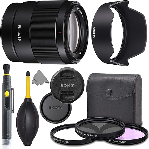 Sony FE 1.378 in f1.8 Lens Full Frame (SEL35F18F) + Kit Pro Starter Bundle - Versión internacional