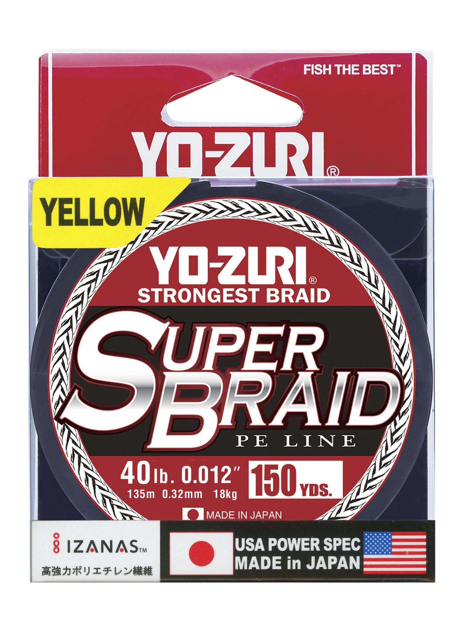 Yo-Zuri YZ SB 40LB YL 150YD Yz Sb 40Lb Yl 150Yd