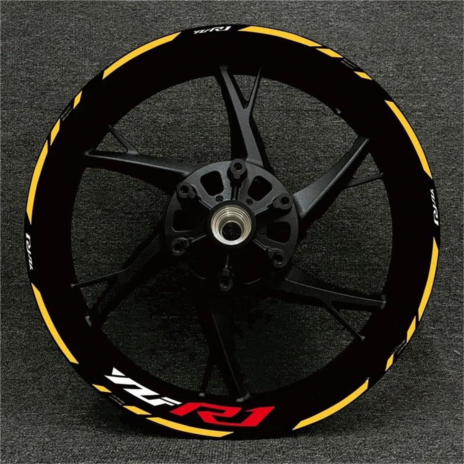 Wheel Stickers Motorcycle Wheel Stickers Rim Reflective Decal for YZFR1 YZF-R1 YZF R1 Stripe Decals Hub Sticker Rim Reflective Decal