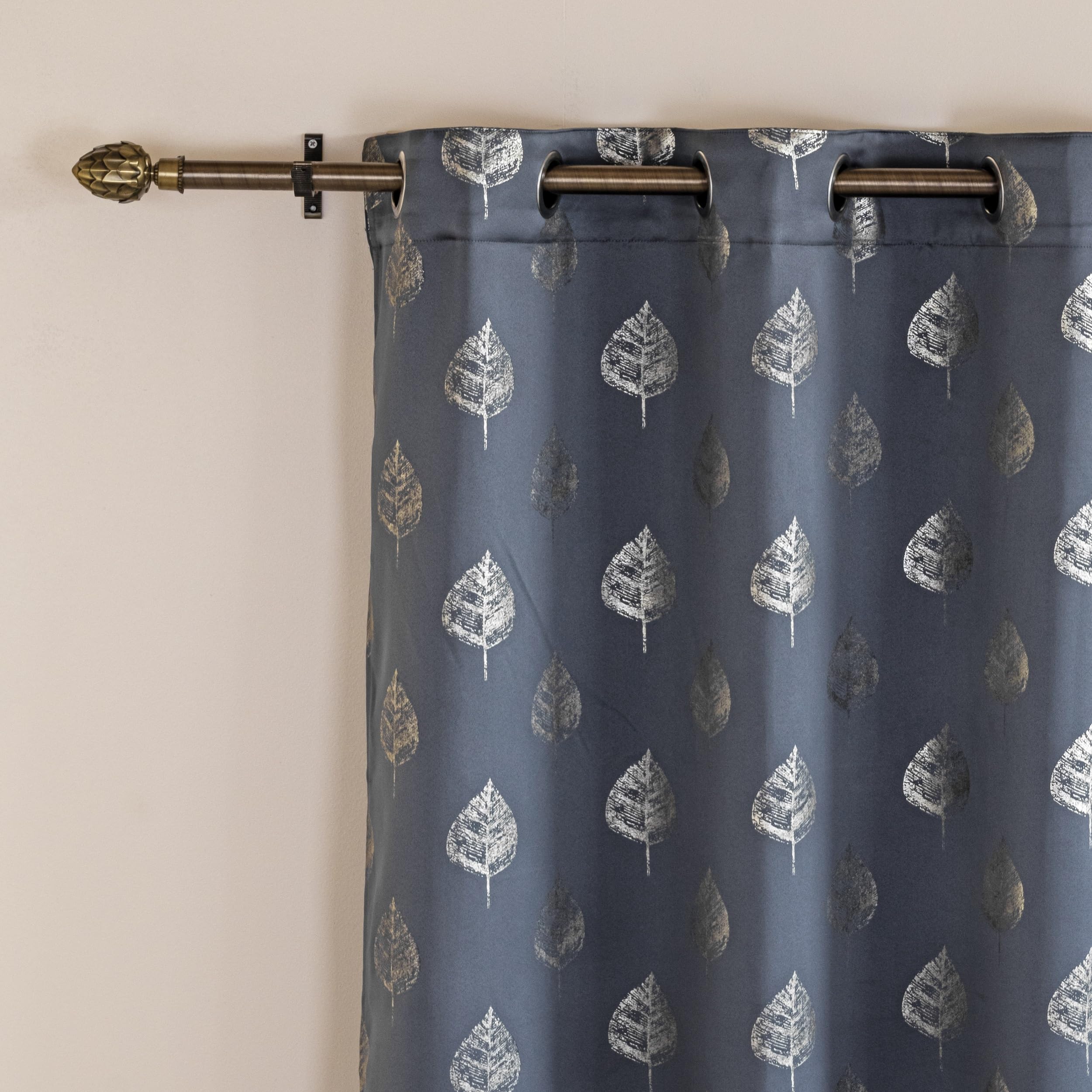 See full amazon price history chart for HOMEMONDE Room Darkening Blackout Curtain Pack of 1 Gold Foil Printed 5 Feet Long Drapes, Sound & Heat Reducing Window Curtains with Grommets - (Grey- 60 Inch) HOMEMONDE Room Darkening Blackout Curtain Pack of 1 Gold Foil Printed 5 Feet Long Drapes, Sound & Heat Reducing Window Curtains with Grommets - (Grey- 60 Inch) (B0CXP9PJN1) Amazon Price History, Amazon Price Tracker