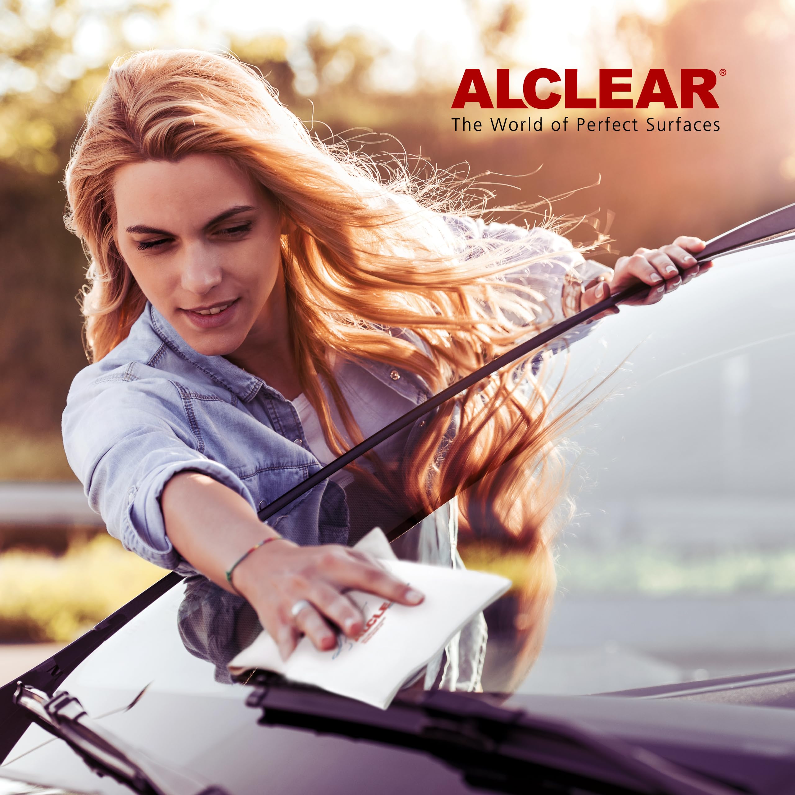 Alclear 950002 Mikrofasertuch Glastuch & Fenstertuch – 60×45 cm streifenfrei & fusselfrei – Ultra-Mikrofaser für Glasreinigung im Haushalt & Auto – spart Zeit ohne Nachtrocknen – Made in Germany – Bild 7