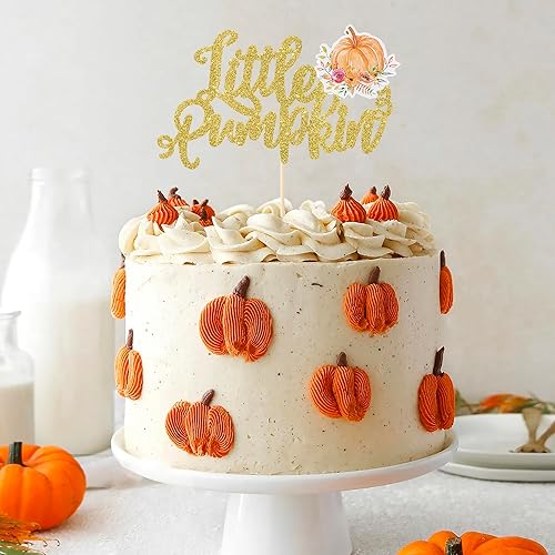 Miniatura 3 de 1 paquete de decoración de pastel de calabaza para baby shower, decoración de pastel de cosecha de otoño, temática de calabaza, Acción de Gracias,