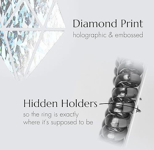 Miniatura 4 de Paquete de 6 lazos en espiral para el cabello en una tarjeta de propuesta  Corbatas para el cabello con cordón para novia dama de honor (oro o