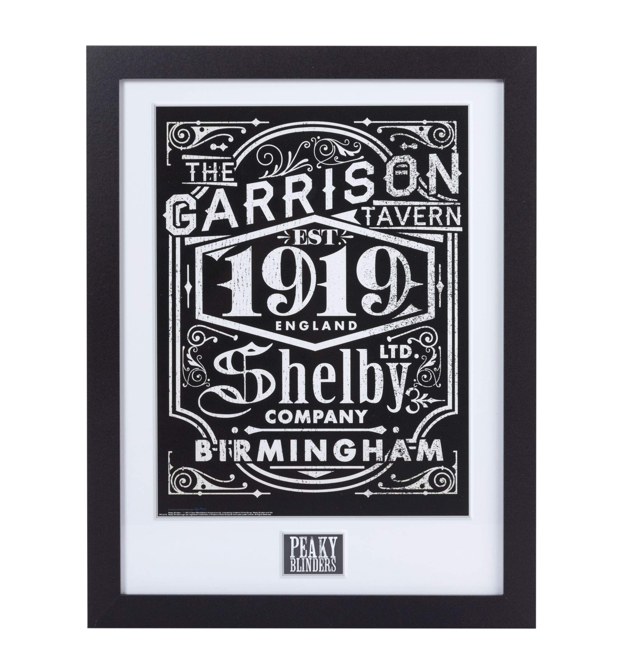 Gb Eye Multi-Colour Peaky Blinders Shelby Company 30 X 40Cm Framed Collector Print