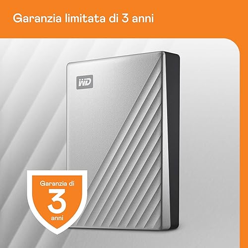 Miniatura 6 de WD - Disco duro externo portátil My Passport Ultra Silver de 2 TB, USB-C, WDBC3C0020BSL-WESN (renovado)