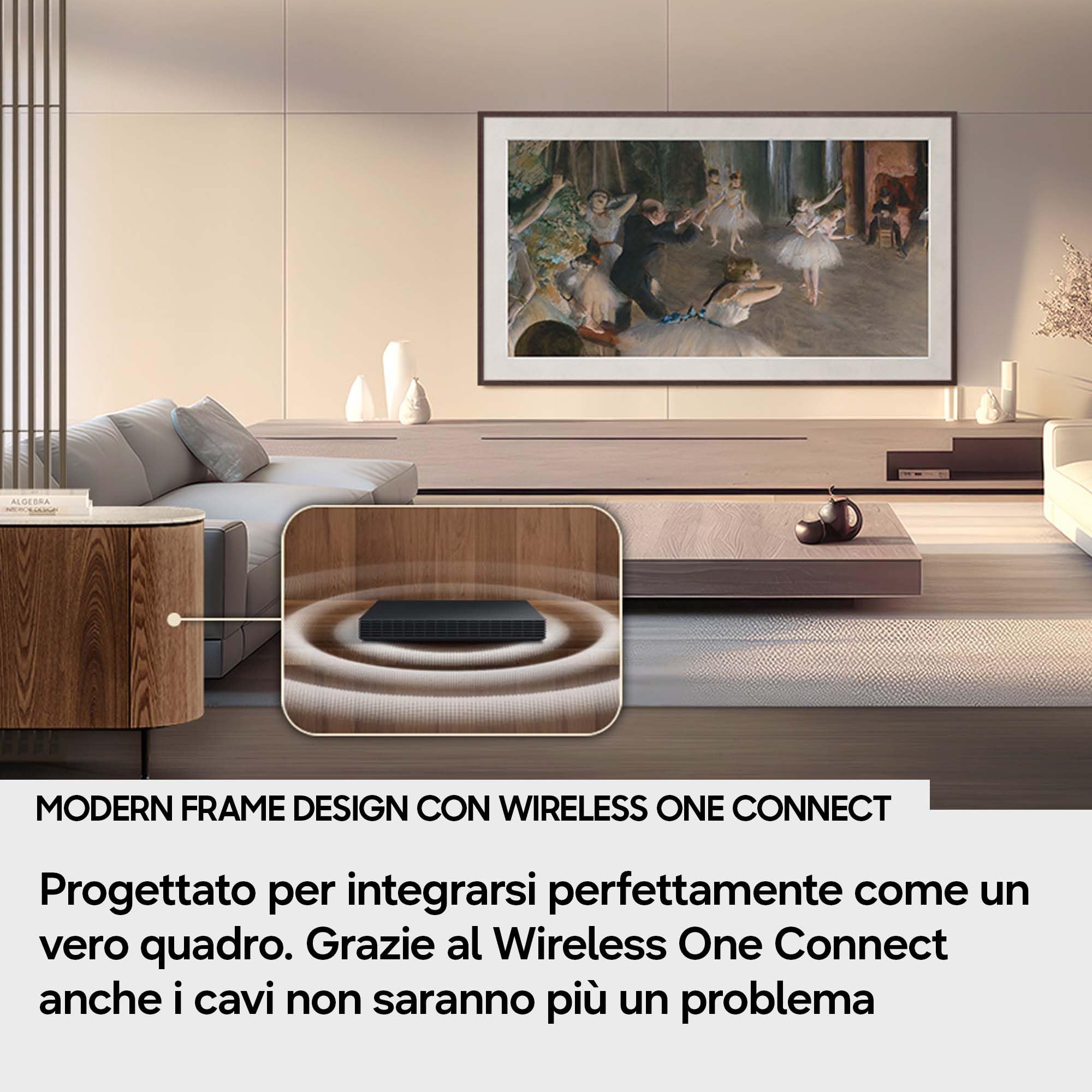 Samsung Smart TV 55" QE55LS03HWUXZT The Frame Pro Neo QLED 4K, Glare Free, HDR10+, Dolby Atmos, Art Mode, Modern Frame Design, Wireless One Connect, Vision AI, Alexa, PACCHETTO INTRATTENIMENTO, 2026