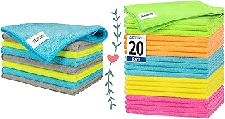 FIXSMITH Microfiber Cleaning Cloth - Pack of 8, Size: 12 x 16 in&FIXSMIT...