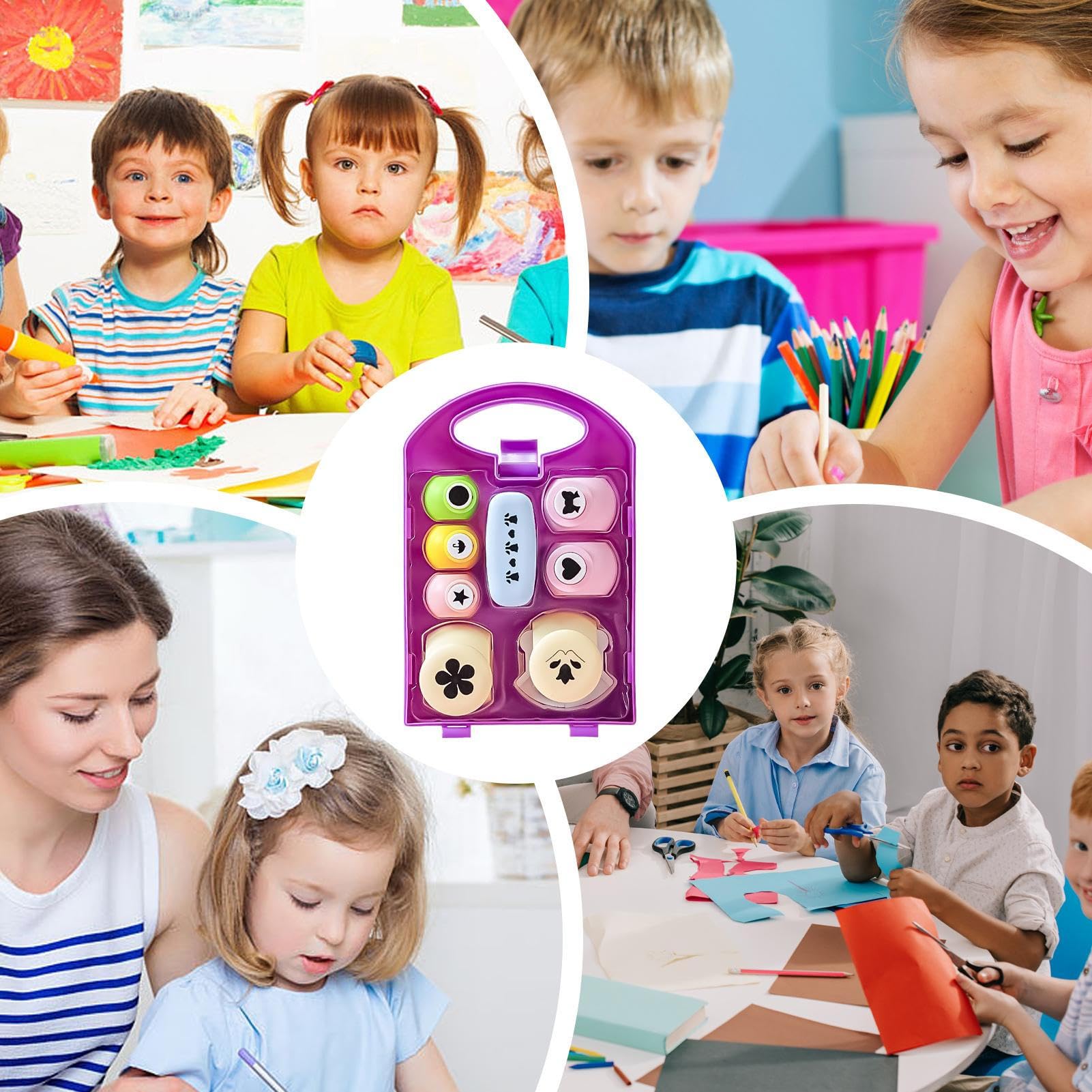Set de Perforadoras para Papel para Niños Creativo, , , Pequeño