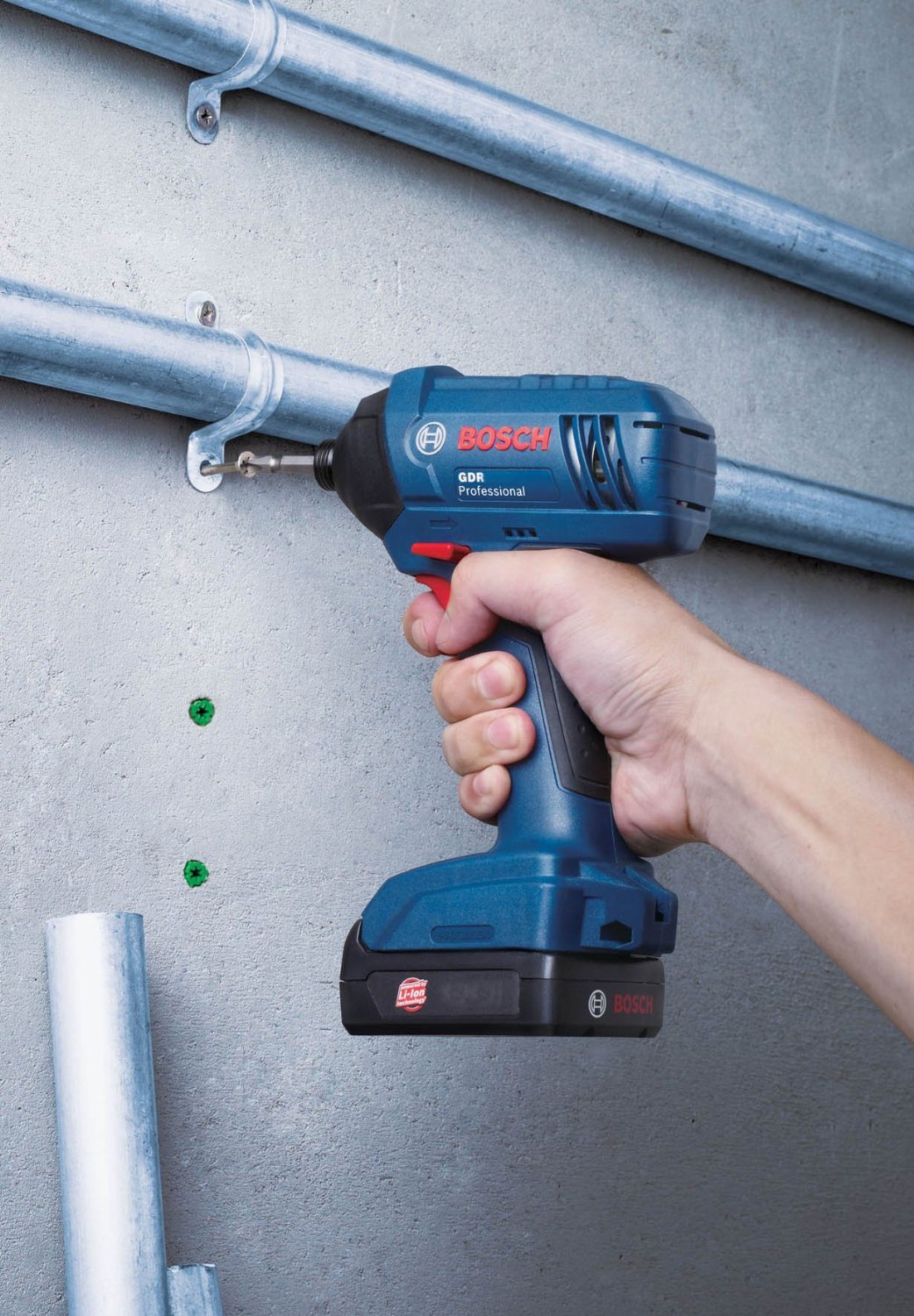 Amazon | BOSCH(ボッシュ) 14.4Vバッテリー インパクトドライバー +